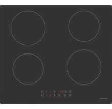 Plaque de cuisson à induction avec quatre zones de cuisson
