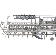 Panier à vaisselle en métal avec roulettes