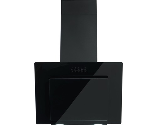 Schwarze Dunstabzugshaube zur Wandmontage