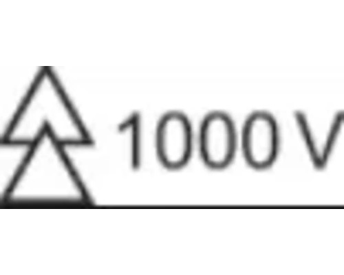 Symbol für Überspannungskategorie 3, geeignet bis 1000 Volt