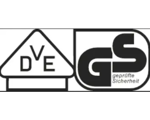 VDE Zeichen und GS Zeichen für geprüfte Sicherheit