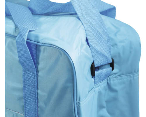 Gros plan d''un sac de voyage avec des poignées