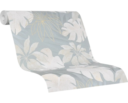 Rouleau de papier peint avec motif de feuilles
