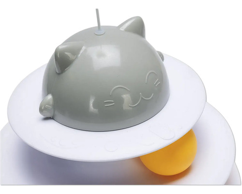 Katzenspielzeugturm mit drei Ebenen und Ball