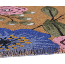 Fußmatte mit Blumendesign
