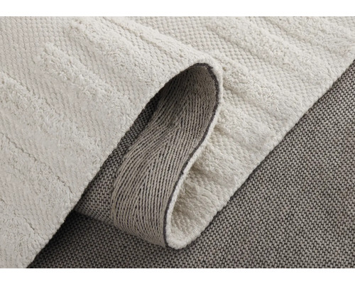 Tapis de bain textile avec motif structuré