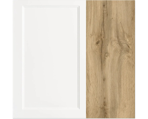 Façade de cuisine avec décor bois