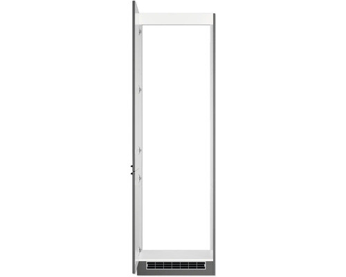 Armoire haute de salle de bain ouverte avec grille d''aération