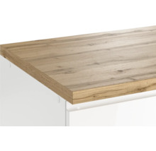 Cuisine complète avec appareils Held Möbel Kiel 360 cm blanc haute brillance démontée variante réversible 1108.6341