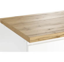Cuisine complète avec appareils Held Möbel Kiel 360 cm blanc haute brillance démontée variante réversible 1109.6341