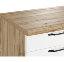 Cuisine complète avec appareils Held Möbel Lübeck 360 cm blanc mat démontée variante réversible 1117.6330