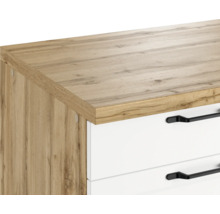 Cuisine complète avec appareils Held Möbel Lübeck 360 cm blanc mat démontée variante réversible 1120.6330