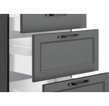 Cuisine complète avec appareils Held Möbel Lübeck 360 cm gris mat démontée variante réversible 1120.6331