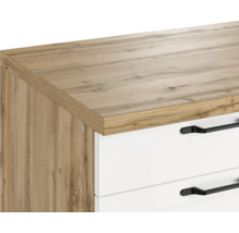 Cuisine complète avec appareils Held Möbel Lübeck 360 cm blanc mat démontée variante réversible 1116.6330