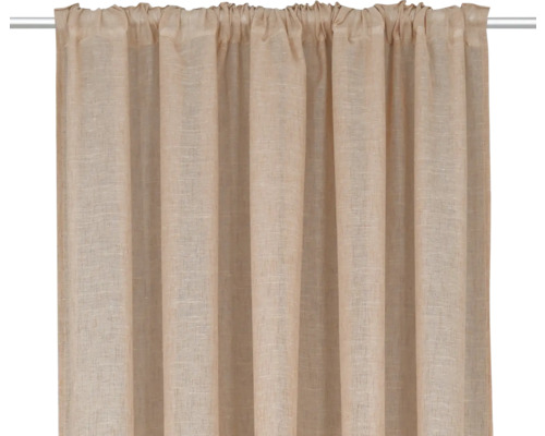 Gardine mit Kräuselbandaufhängung
