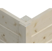 Abri de jardin SKAN Holz Tournai 2 avec plancher 480 x 380 cm nature