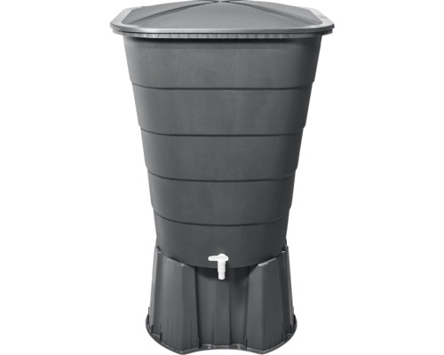 Récupérateur d''eau de pluie avec couvercle et robinet