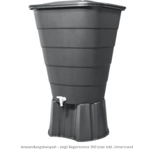 Récupérateur d''eau de pluie avec couvercle et robinet