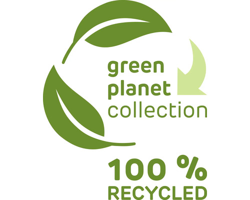 Label Green Planet Collection : 100 % recyclé