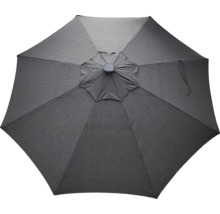 Vue de dessus d''un parasol de jardin avec panneau solaire