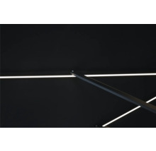 Plafonnier avec bandes lumineuses LED