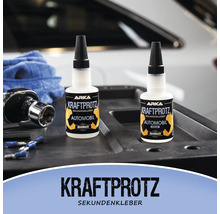 Zwei Flaschen ARKA Kraftprotz Sekundenkleber Automobil