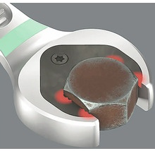 Clé plate avec écrou hexagonal