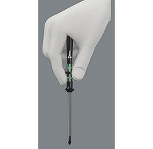 Hand mit Wera Schraubendreher