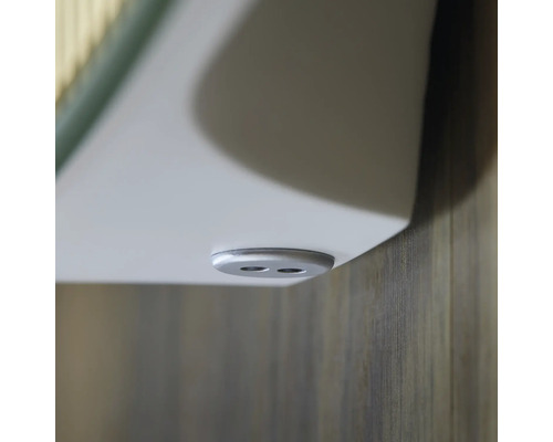 Vue détaillée d''un élément de meuble avec matériel de fixation