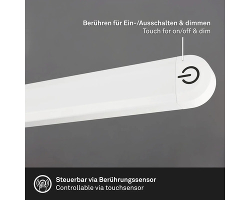 Touchsensor zur Steuerung und zum Dimmen einer Lampe
