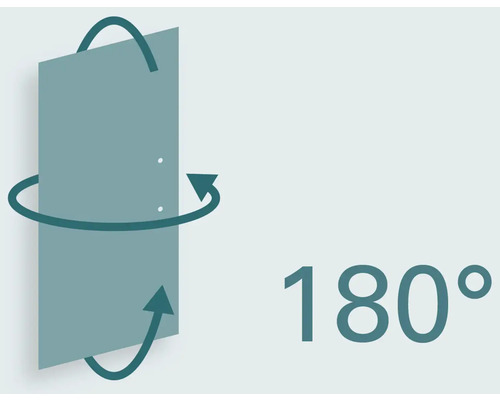 Symbole pour rotation à 180 degrés