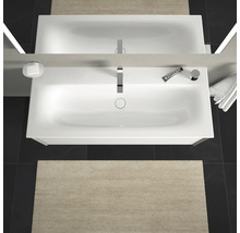 Vasque pour meuble DURAVIT Viu 123 x 49 cm blanc brillant 2344120000