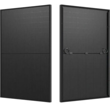 Deux modules solaires, vue de face et de dos.