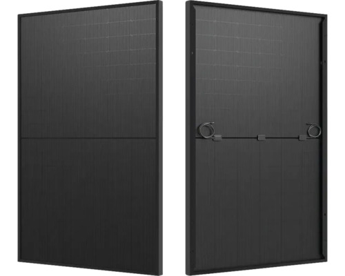 Deux modules solaires, vue de face et de dos.