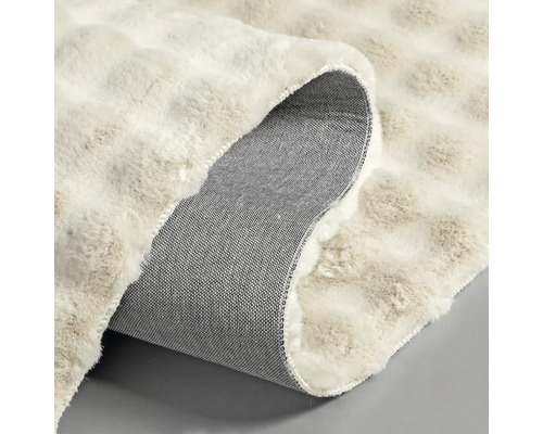Tapis moelleux avec envers gris