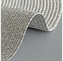 Outdoorteppich Pudong silber Ø 80 cm