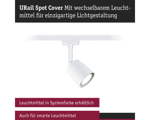 URail Spot Cover mit Leuchtmittel für Lichtgestaltung