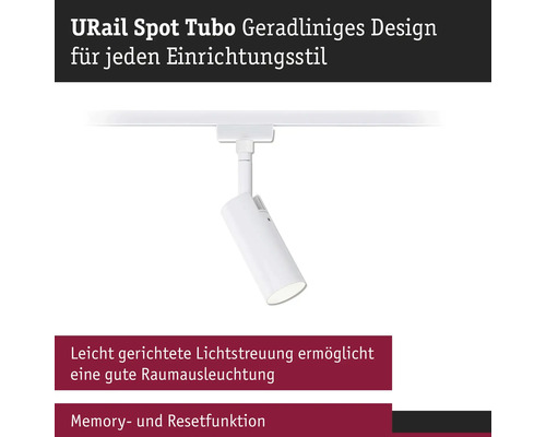 URail Spot Tubo Schienenstrahler zur Raumbeleuchtung