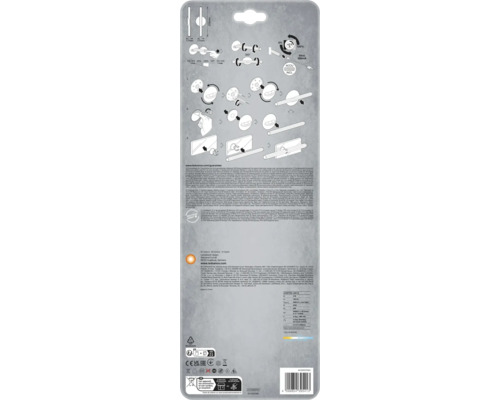 Verpackung einer LED Leuchte zur flexiblen Anbringung