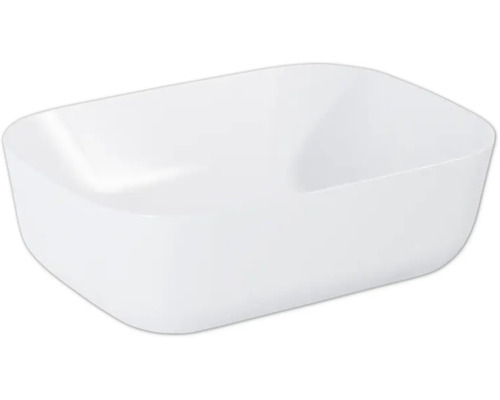 Vasque à poser blanche en céramique