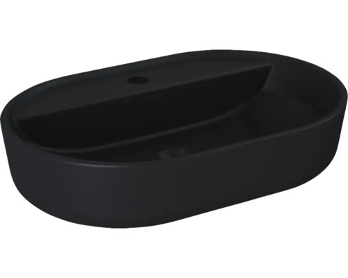 Ovale Aufsatzwaschschale aus Sanitärkeramik