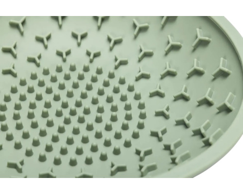 Detailaufnahme einer Abflusssiebabdeckung aus Silikon