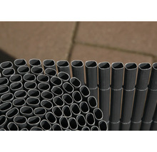 Sichtschutzmatte Konsta PVC ovalförmig 3 x 1,8 m anthrazit