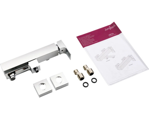 Mitigeur de baignoire apparent Jungborn avec accessoires de montage et instructions