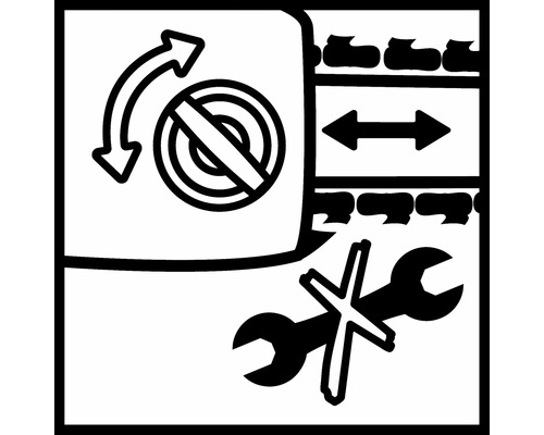 Symbol für automatische Drehung, horizontale Verschiebung und keine Reparatur