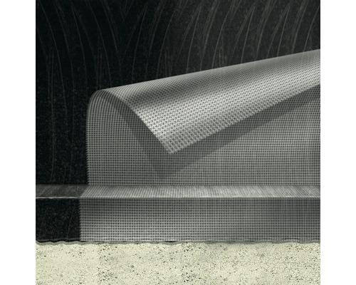 Detailaufnahme eines Glasfasergewebes zur Verstärkung von Untergründen