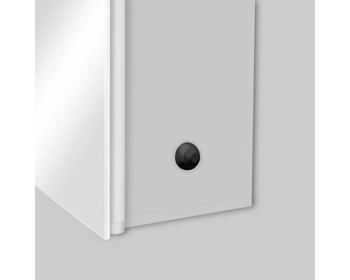 Detail eines Schrankes mit Drehknopfverschluss