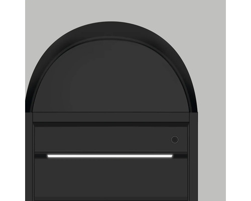 Boîte aux lettres avec éclairage LED