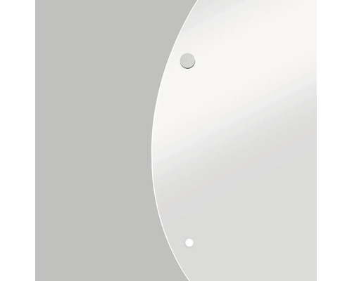 Runder Spiegel mit Wandbefestigung