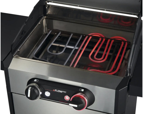 Gril électrique avec éléments chauffants et régulateur de température